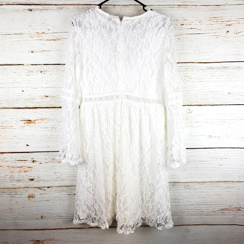 Shein Lace A Line Dress - Picture 4 of 7